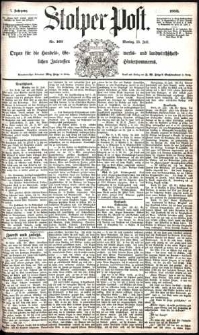 Stolper Post Nr. 169/1883