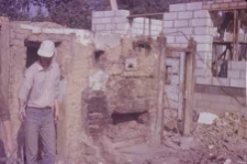 Rozbi&oacute;rka chałupy zrębowej z 1869 r. - Mirotki