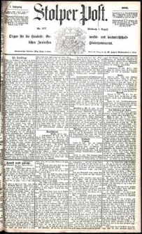 Stolper Post Nr. 177/1883