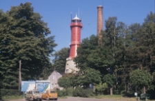 Widok na latarnię morską - Rozewie