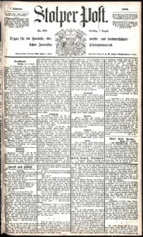 Stolper Post Nr. 182/1883