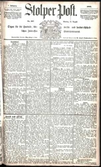 Stolper Post Nr. 187/1883