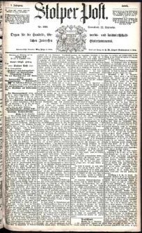 Stolper Post Nr. 222/1883