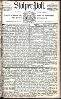Stolper Post Nr. 254/1883