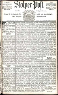 Stolper Post Nr. 272/1883