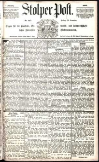 Stolper Post Nr. 275/1883