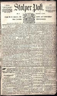 Stolper Post Nr. 2/1885