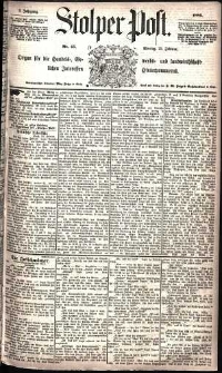 Stolper Post Nr. 45/1885