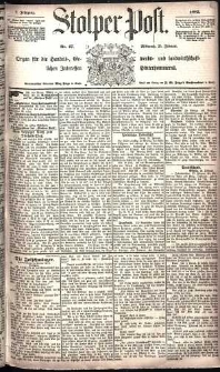 Stolper Post Nr. 47/1885