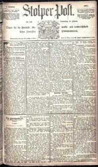 Stolper Post Nr. 48/1885
