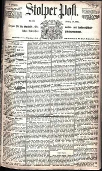 Stolper Post Nr. 67/1885