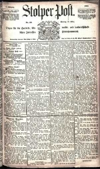 Stolper Post Nr. 69/1885