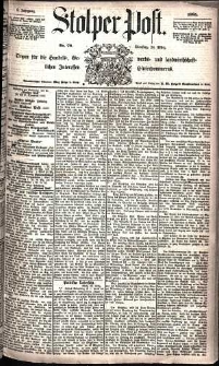 Stolper Post Nr. 70/1885