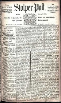 Stolper Post Nr. 75/1885