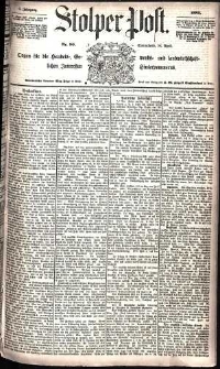 Stolper Post Nr. 90/1885