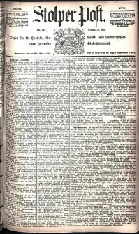 Stolper Post Nr. 111/1885