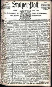 Stolper Post Nr. 120/1885