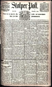 Stolper Post Nr. 156/1885