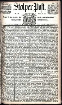 Stolper Post Nr. 160/1885