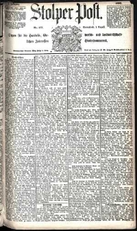 Stolper Post Nr. 177/1885