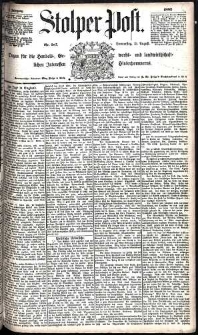 Stolper Post Nr. 187/1885