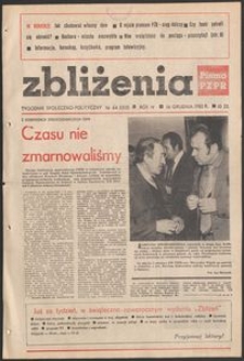 Zbliżenia : tygodnik społeczno-polityczny, 1982, nr 44