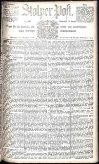 Stolper Post Nr. 201/1885