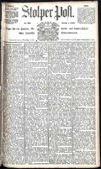 Stolper Post Nr. 206/1885