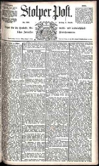 Stolper Post Nr. 212/1885