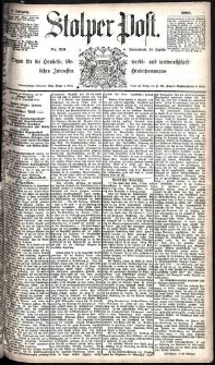 Stolper Post Nr. 219/1885