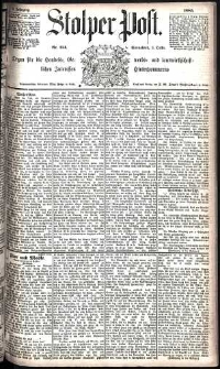 Stolper Post Nr. 231/1885