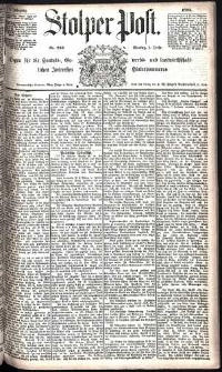 Stolper Post Nr. 232/1885