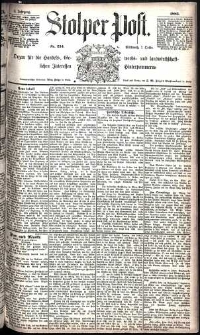 Stolper Post Nr. 234/1885