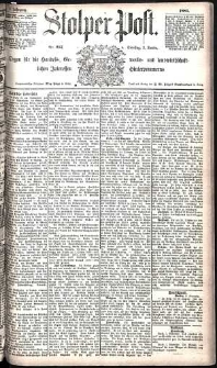 Stolper Post Nr. 257/1885