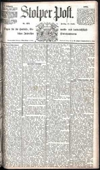 Stolper Post Nr. 272/1885