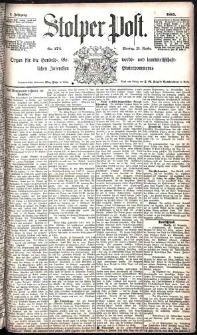 Stolper Post Nr. 274/1885