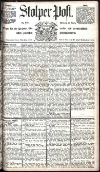 Stolper Post Nr. 276/1885