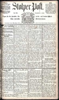Stolper Post Nr. 285/1885