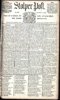 Stolper Post Nr. 291/1885