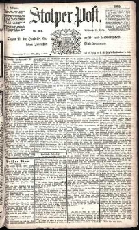 Stolper Post Nr. 294/1885
