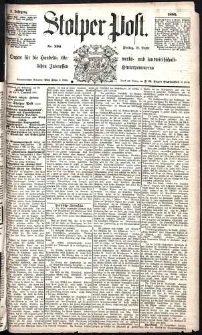Stolper Post Nr. 296/1885