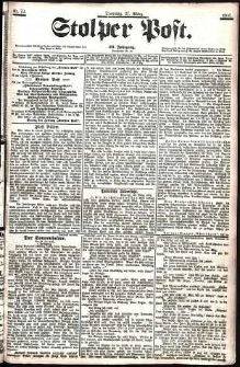 Stolper Post Nr. 72/1906