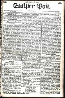 Stolper Post Nr. 99/1906