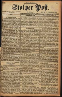 Stolper Post Nr. 38/1898