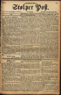 Stolper Post Nr. 58/1898