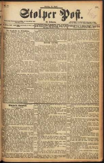 Stolper Post Nr. 87/1898