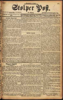 Stolper Post Nr. 88/1898