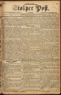 Stolper Post Nr. 89/1898