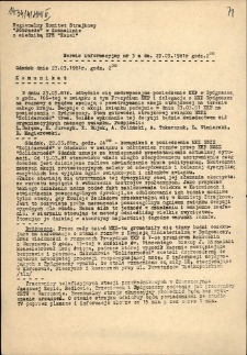 Serwis Informacyjny Regionalnego Komitetu Strajkowego "Pobrzeże" z siedzibą ZPE "Kazel" 1981, nr 3
