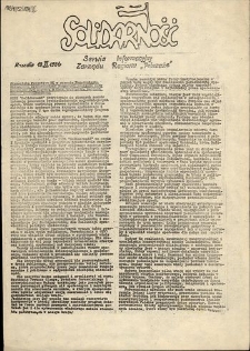 Serwis Informacyjny Zarządu Regionu "Pobrzeże" [brak nr]